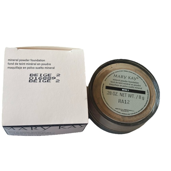 NEW - Mary Kay .28oz Mineral Powder 016889 Foundation Beige 2 - Picture 2 of 5